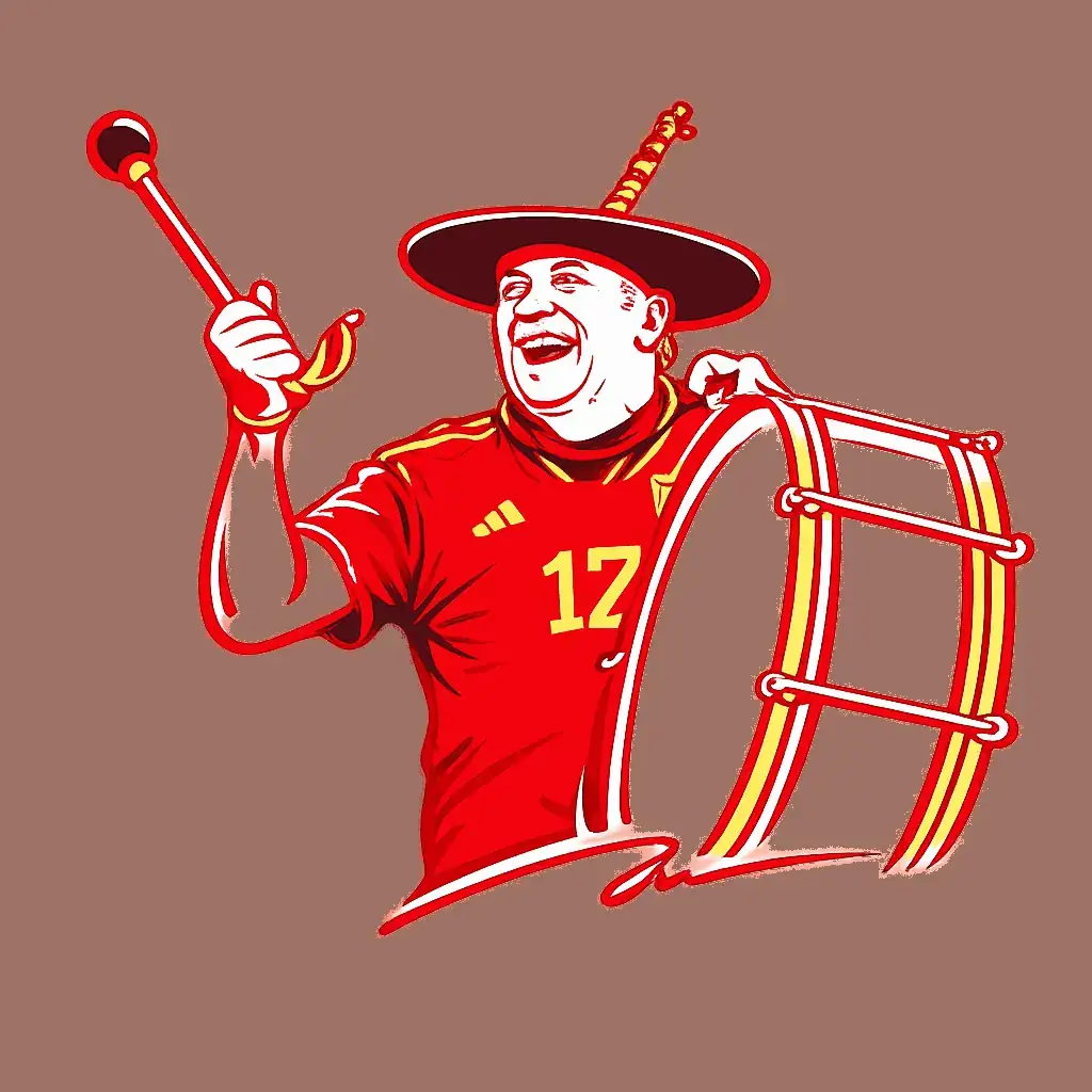 Manolo el del Bombo Espana Mundial homenaje de la aficion
